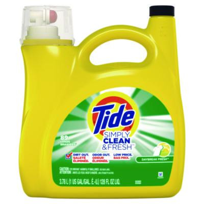 Simply Clean And Fresh Laundry Detergent, Daybreak Fresh Scent, 128 Oz Bottle
