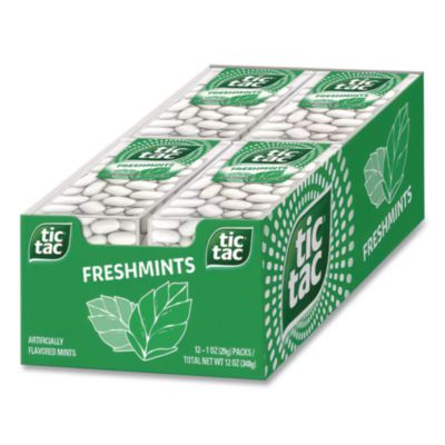 Breath Mints, Freshmint, 1 Oz Bottle, 12 Bottles/Box