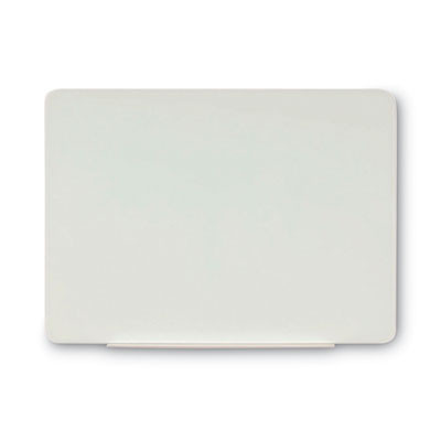 Magnetic Glass Dry Erase Board, 36" x 24", Opaque White Surface