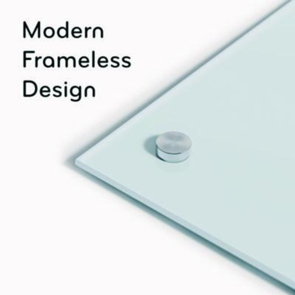 Glass Dry Erase Board, 72" x 36" (Actual Size: 70" x 35"), White Surface