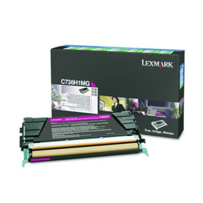 C736h1Mg Return Program High-Yield Toner, 10,000 Page-Yield, Magenta