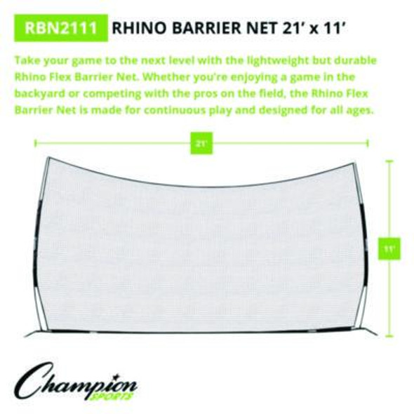 Rhino Flex Barrier Net, 21 Ft  x 11 Ft