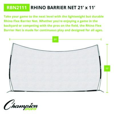 Rhino Flex Barrier Net, 21 Ft  x 11 Ft
