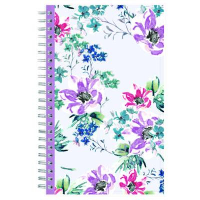 Laila Create-Your-Own Cover Weekly/Monthly Planner, Wildflower Artwork, 8 x 5, Purple/Blue/Pink, 12-Month (Jan To Dec): 2026