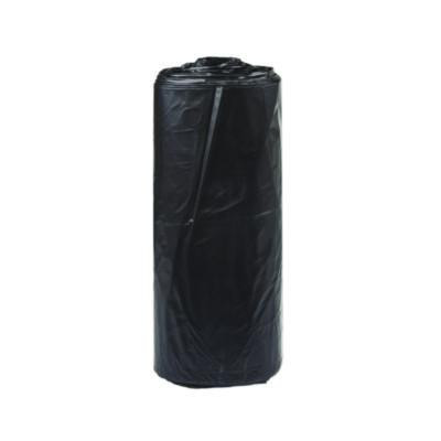 Low-Density Can Liners, 33 Gal, 1.25 Mil, 33" x 39", Black, Flat Pack, 250/Carton