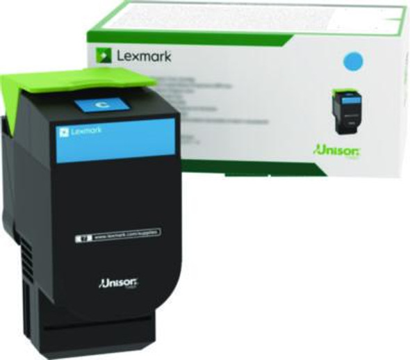 80C00Cg Toner, 1,000 Page-Yield, Cyan