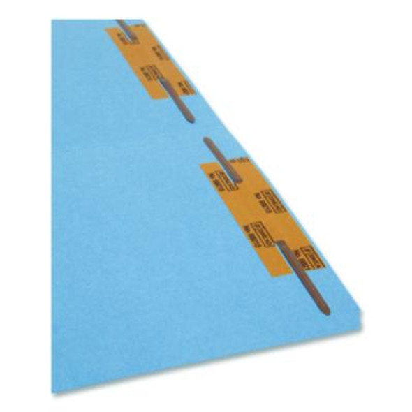 Reinforced Self-Adhesive Two-Prong Fastener Base And Compressor Sets, 2" Capacity, 2.75" Center To Center, Brown, 100/Box