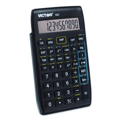920 Compact Scientific Calculator With Hinged Case, 10-Digit Lcd