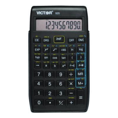 920 Compact Scientific Calculator With Hinged Case, 10-Digit Lcd