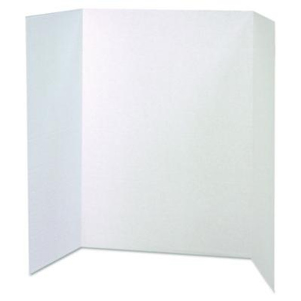 Spotlight Corrugated Presentation Display Boards, 48 X 36, White, 4/Carton