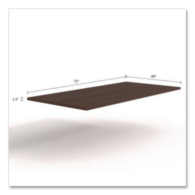 Alera Seville 96" Wide Conference Table Top, Rectangular, 96w x 48d x 1.5h, Mahogany
