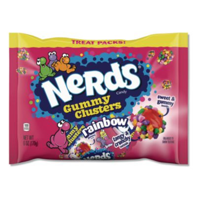 Rainbow Gummy Clusters Treat Packs, 6 Oz Bag
