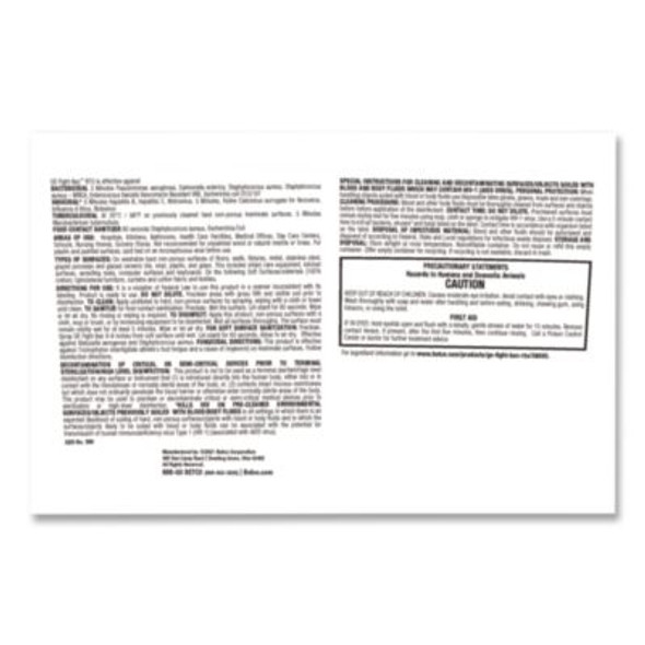 Fight Bac Rtu Disinfectant, Citrus Floral Scent, 1 Gal Bottle