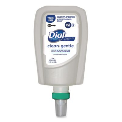 Clean+Gentle Antibacterial Foaming Hand Wash Refill For Fit 16638/16642 Touch-Free Dispensers, Fragrance-Free, 1 L, 3/Carton