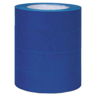 Clean Release Painter's Tape, 3" Core, 1.41" X 60 Yds, Blue, 4/Pack