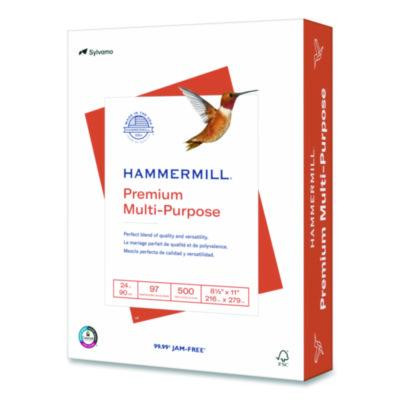 Premium Multipurpose Print Paper, 97 Bright, 24 Lb Bond Weight, 8.5 x 11, White, 500/Ream