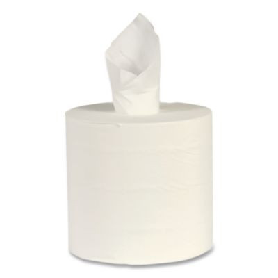 Center-Pull Paper Towels, 2-Ply, 11.75 x 7.68, White, 6 Rolls/Carton