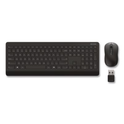 Wireless Desktop 900 Keyboard And Optical Mouse Combo, 2.4 Ghz Frequency/30 Ft Wireless Range, Black