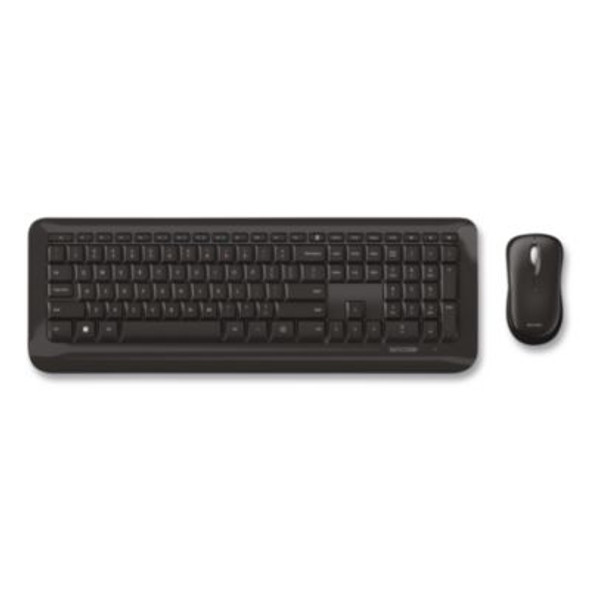 Wireless Desktop 850 Keyboard And Optical Mouse Combo, 2.4 Ghz Frequency/15 Ft Wireless Range, Black