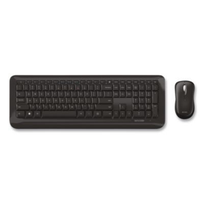 Wireless Desktop 850 Keyboard And Optical Mouse Combo, 2.4 Ghz Frequency/15 Ft Wireless Range, Black