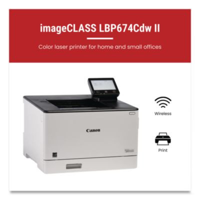 Imageclass Lbp674Cdw Ii Wireless Laser Printer