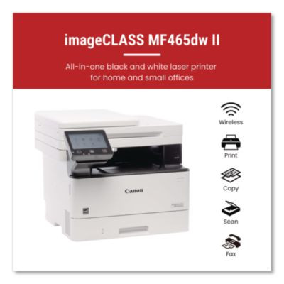 Imageclass Mf465Dw Ii Laser Printer, Copy/Fax/Print/Scan