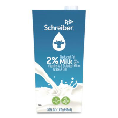 2% Milk, 32 Oz, 12/Carton