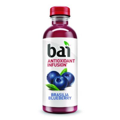 Antioxidant Infused Beverage, Brasilia Blueberry, 18 Oz Bottle, 12/Carton