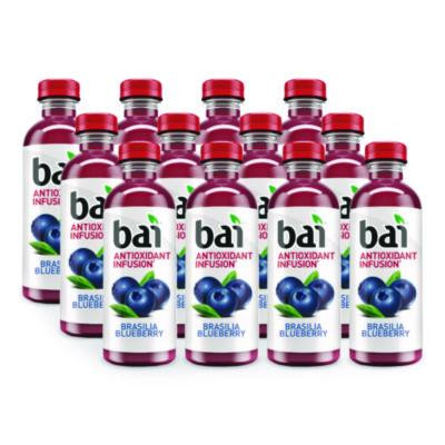 Antioxidant Infused Beverage, Brasilia Blueberry, 18 Oz Bottle, 12/Carton