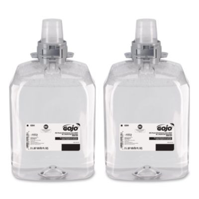 E2 Foam Handwash With Bak, Fragrance Free, 2,000 Ml Refill Bottle, 2/Carton