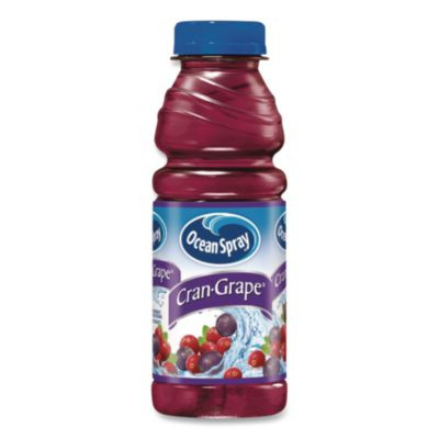 Cran-Grape Juice, 15.2 Oz Bottle, 12/Carton