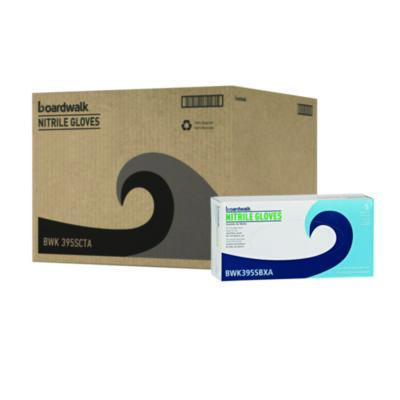 Blue Disposable Nitrile Gloves, 380 Series, Powder-Free, Medium, 4 Mil Thick, 9.5" Long, Blue, 100/Box, 10 Boxes/Carton