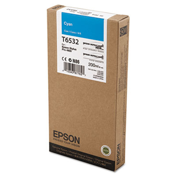 T653200 Ultrachrome Hdr Ink, Cyan