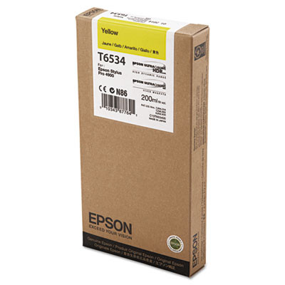 T653400 Ultrachrome Hdr Ink, Yellow