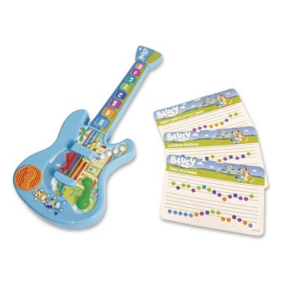 Music Time Band Electronic Guitar, Ages 3 And Up, Blue/Orange/Green