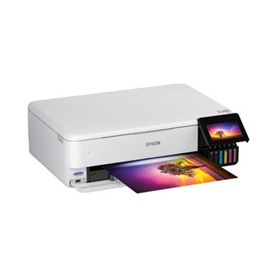 Ecotank Photo Et-8550 Special Edition All-In-One Supertank Printer, Copy/Print/Scan
