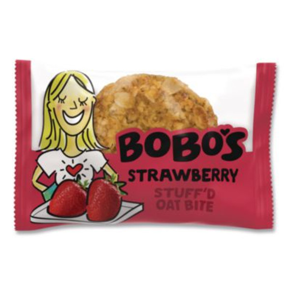 Stuff'd Oatmeal Bites, Strawberry, 1.3 Oz Individually Wrapped, 25/Box