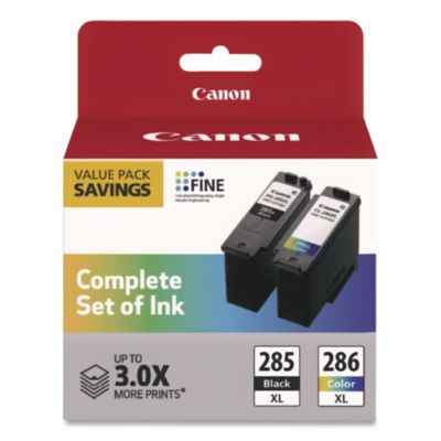 6196C004 (Pg-285Xl/Cl-286Xl) High-Yield Ink, Black/Color