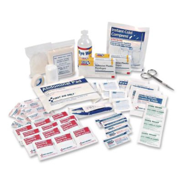 Office First Aid Kit Refill With Medication For 25 People, 106 Pieces