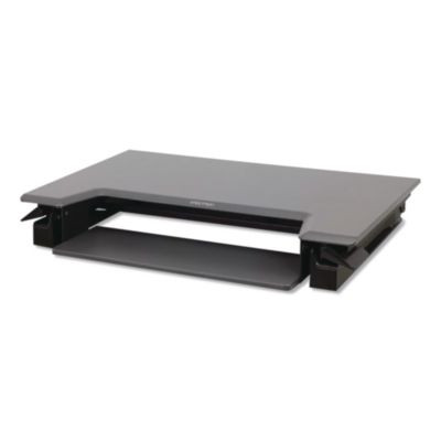 Workfit-T Adjustable Standing Desk Converter, 35" x 23.3" x 5" To 20", Gray/Black