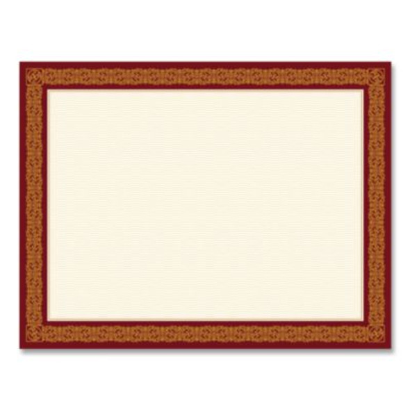 Certificate/Document Cover Kit, 9.75 w x 12.5 h, Burgundy, 18 Pieces