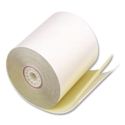 Credit/Debit Verification Kit, 3" x 90 Ft, White/Canary