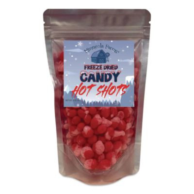 Freeze Dried Candy, Hot Shots, Cinnamon, 2.25 Lb Bag, 12/Carton