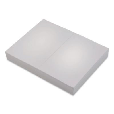 Blank Sheets For 2-Up W-2/1099 Tax Forms, Perforated At 5.5, 84 Bright, 20 Lb Bond, 8.5 x 11, 500 Sheets/Ream, 5 Reams/Carton