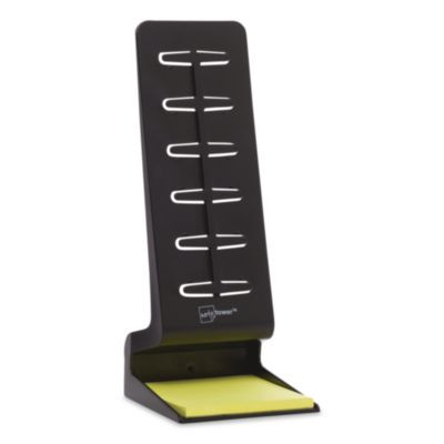 Mini Note Holder, Plastic, Black
