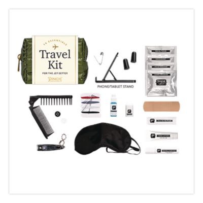 Travel Comfort Set, 18 Pieces, Green