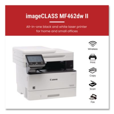 Imageclass Mf462Dw Ii Laser Printer, Copy/Fax/Print/Scan