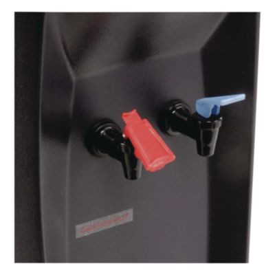 Hot 'N Cold Artesian Stainless Steel Water Dispenser, 5 Gal, 12 x 12.5 x 38.08, Stainless Steel/Black