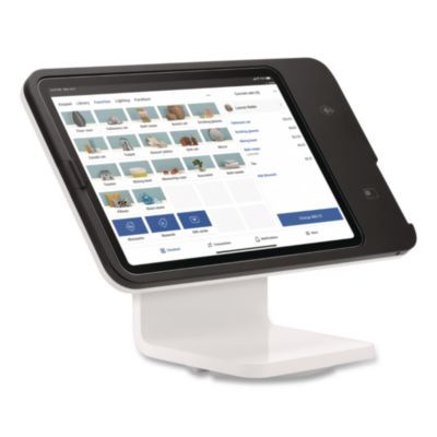 2Nd Generation Pos Stand, 7.75 x 12.6 x 9.5, White