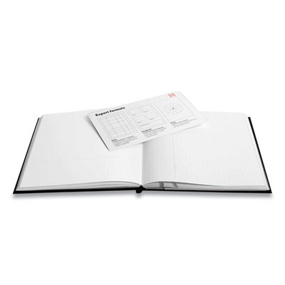 Explore Journal, 1-Subject, Dotted Rule, Black Cover, (192) 8 x 8 Sheets